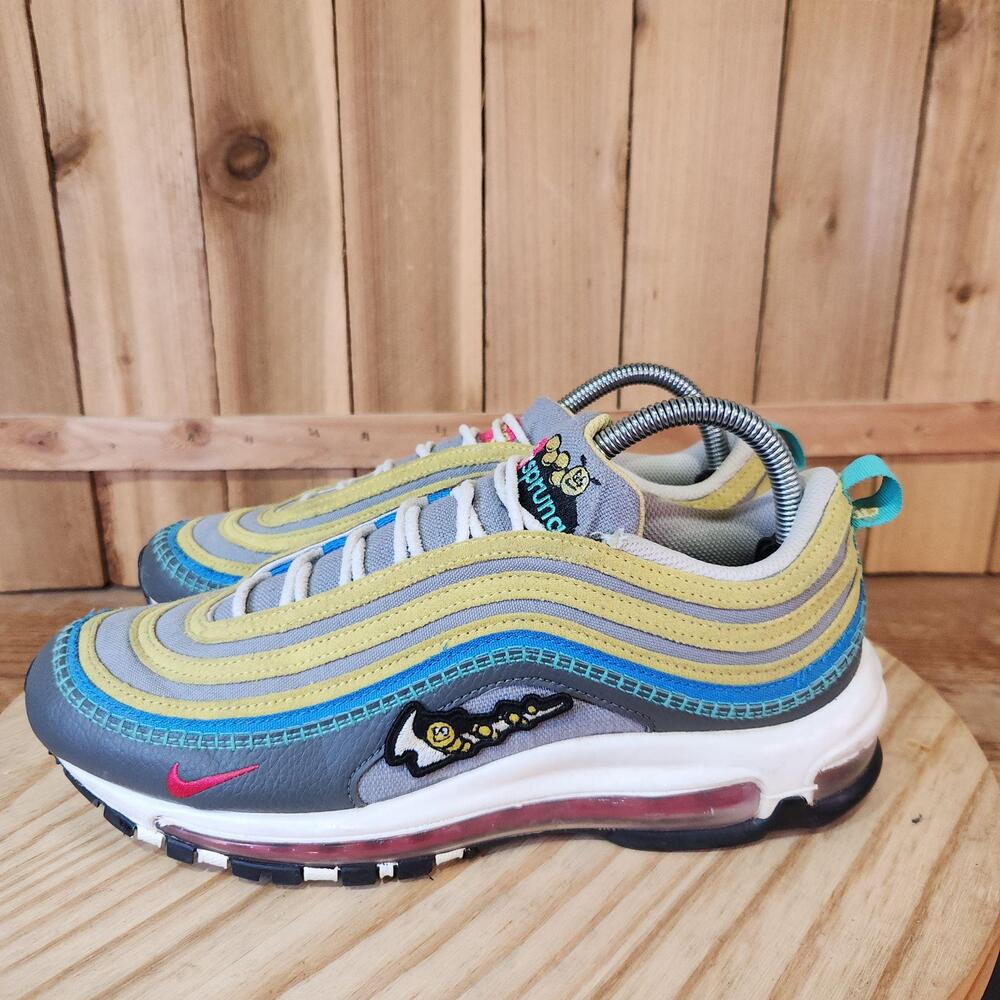 Nike Air Max 97 Air Sprung Shoes Mens 8 Multicolor Sneakers DH4759-001